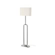 UPPVIND - Floor lamp, nickel-plated/white, 150 cm