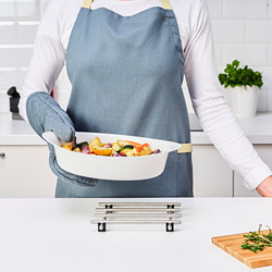 LÄTTVIKTIG - Piring oven, putih, 30x19 cm