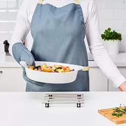 LÄTTVIKTIG - Piring oven, putih, 30x19 cm