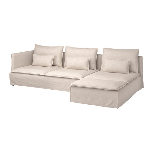 SÖDERHAMN sofa 4 dudukan dengan chaise longue