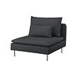 SÖDERHAMN - 1-seat section, Fridtuna dark grey