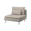 SÖDERHAMN - 1-seat section, Fridtuna light beige