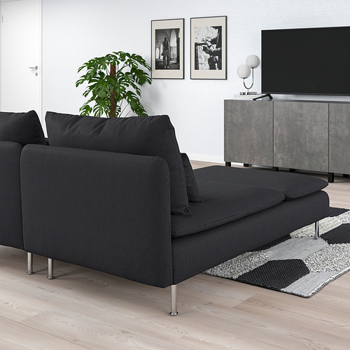 SÖDERHAMN sofa 2 dudukan dg chaise longue