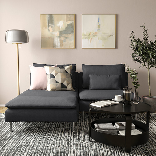 SÖDERHAMN sofa 2 dudukan dg chaise longue