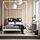 VITARNA - four-poster bed frame, white Luröy/Skådis black, 140x200 cm | IKEA Indonesia - PE953682_S1