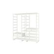 ELVARLI - Wardrobe combination, white, 205x55x216 cm