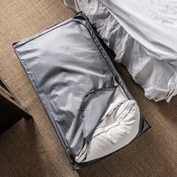 SKUBB - Storage case, dark grey, 93x55x19 cm