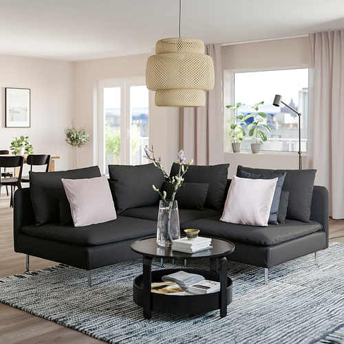 SÖDERHAMN sofa sudut, 3 dudukan