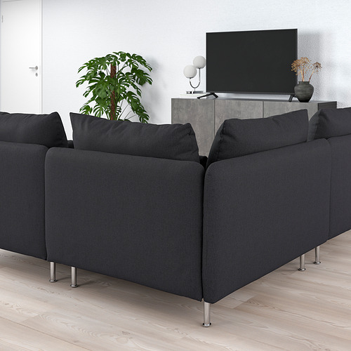 SÖDERHAMN sofa sudut, 3 dudukan