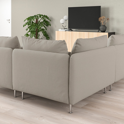 SÖDERHAMN sofa sudut, 3 dudukan