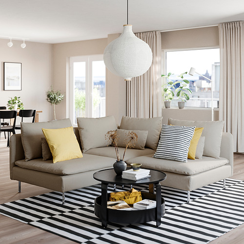 SÖDERHAMN sofa sudut, 3 dudukan