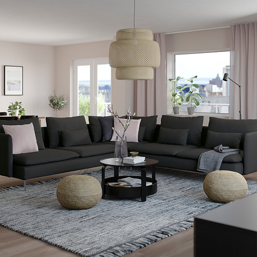 SÖDERHAMN sofa sudut, 6 dudukan
