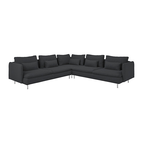 SÖDERHAMN sofa sudut, 6 dudukan