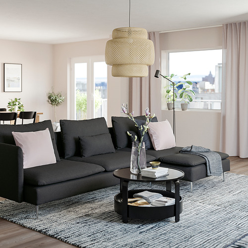SÖDERHAMN sofa 4 dudukan dengan chaise longue