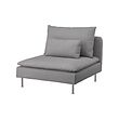 SÖDERHAMN - 1-seat section, Tonerud grey
