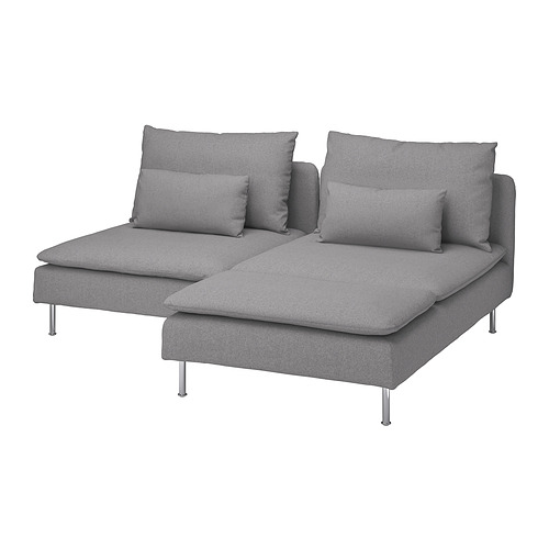 SÖDERHAMN sofa 2 dudukan dg chaise longue