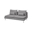 SÖDERHAMN - 3-seat section, Tonerud grey