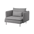 SÖDERHAMN - Armchair, Tonerud grey