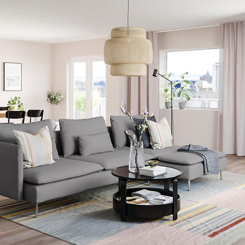 SÖDERHAMN sofa 4 dudukan dengan chaise longue