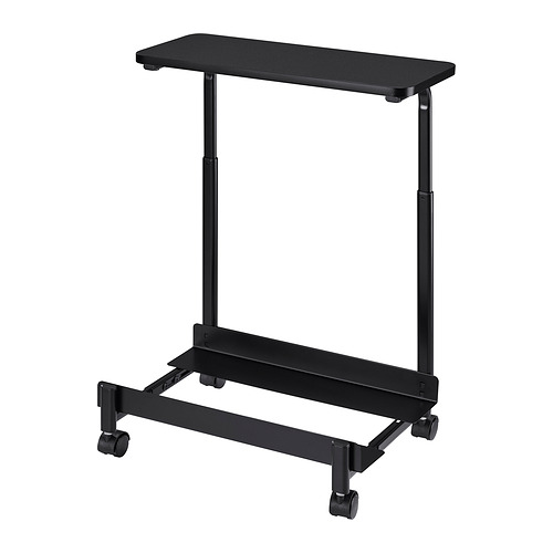 LÅNESPELARE computer cart with shelf