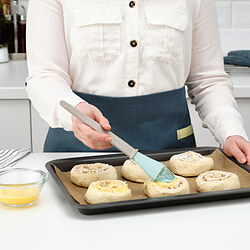BAKGLAD - Pastry brush, beige/blue