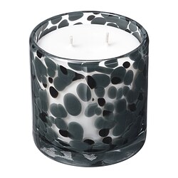 STÖRTSKÖN - Lilin beraroma dalam gelas, 2 sumbu, Beri/abu-abu tua, 50 jam