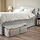 RAMNEFJÄLL - rangka tempat tidur berpelapis, Klovsta abu-abu/putih/Luröy, 160x200 cm | IKEA Indonesia - PE927376_S1