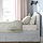 RAMNEFJÄLL - rangka tempat tidur berpelapis, Klovsta abu-abu/putih/Luröy, 160x200 cm | IKEA Indonesia - PE927384_S1