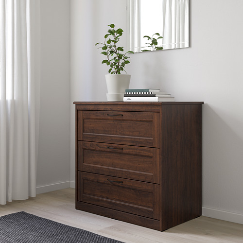 SONGESAND perabot kamar tidur, set isi 5