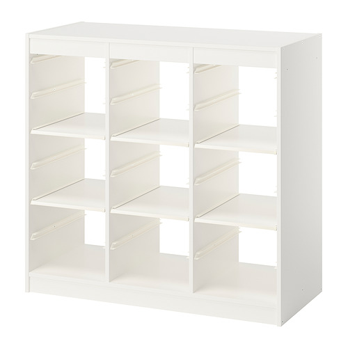 TROFAST storage combination with shelves