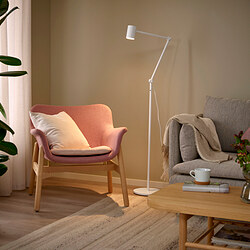 NYMÅNE - Floor/reading lamp, white