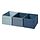 DRÖNA - box, set of 3, blue, 18x25x15 cm | IKEA Indonesia - PE926319_S1