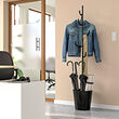 ÄLGANÄS - hat and coat stand, black, 173x33 cm | IKEA Indonesia - PE953847_S2