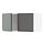 METOD - kabinet dinding dengan 2 pintu, putih/Voxtorp abu-abu tua, 80x37x40 cm | IKEA Indonesia - PE749742_S1