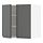 METOD - wall cabinet with shelves/2 doors, white/Voxtorp dark grey, 60x37x60 cm | IKEA Indonesia - PE749730_S1