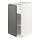 METOD - base cabinet with shelves, white/Voxtorp dark grey, 40x60x80 cm | IKEA Indonesia - PE749772_S1