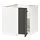 METOD - corner base cabinet with carousel, white/Voxtorp dark grey, 88x88x80 cm | IKEA Indonesia - PE749821_S1