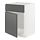 METOD - base cabinet f sink w door/front, white/Voxtorp dark grey, 60x60x80 cm | IKEA Indonesia - PE749783_S1