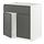 METOD - base cabinet f sink w 2 doors/front, white/Voxtorp dark grey, 80x60x80 cm | IKEA Indonesia - PE749784_S1