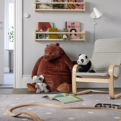 DJUNGELSKOG - Soft toy, brown bear
