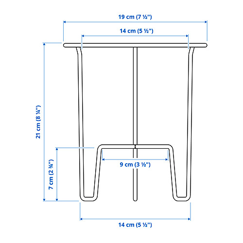 SVARTPEPPAR Measurement Illustration