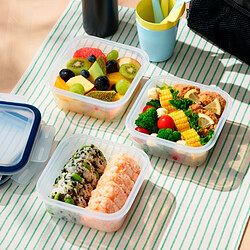 IKEA 365+ - Food container, square/plastic, 750 ml