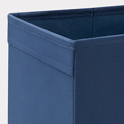 DRÖNA - Box, set of 3, blue, 18x25x15 cm