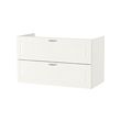 GODMORGON - wash-stand with 2 drawers, Kasjön white, 100x47x58 cm | IKEA Indonesia - PE663421_S2