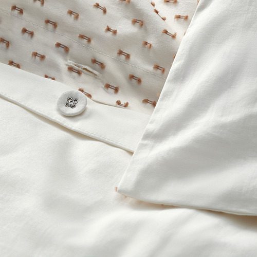 BANDKNIPPE duvet cover and 2 pillowcases