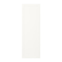 SANNIDAL - Pintu dengan engsel, putih, 60x180 cm