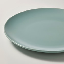 FÄRGKLAR - Plate, matt light turquoise, 26 cm