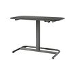 SEGRARE - Desk sit/stand, dark grey, 110x60 cm