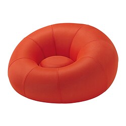 BRÄNNBOLL - Kursi santai gaming tiup, oranye terang