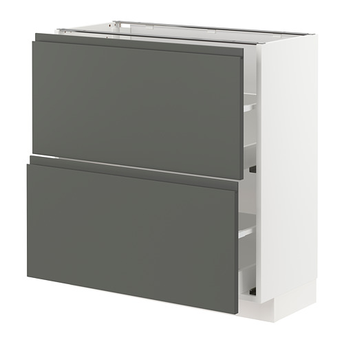 METOD/MAXIMERA kabinet dasar dengan 2 laci
